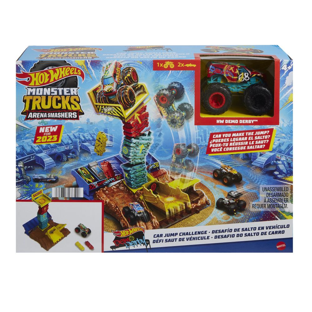 Hot Wheels Monster Truck Arena Smashers - Set za igru sa autićima, 1kom slika 9