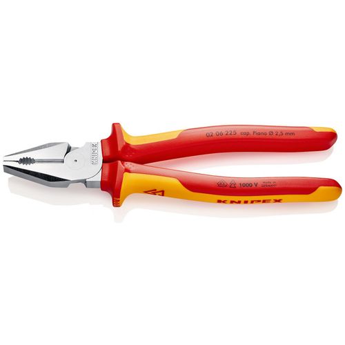 Knipex kombinovana klešta izolovana 1000V VDE 225mm 02 06 225 slika 1