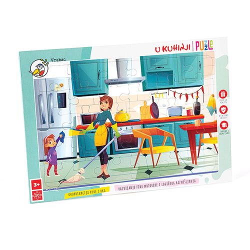 VRABAC PLAYGROUNDS, puzzle Fun 30, U kuhinji slika 1