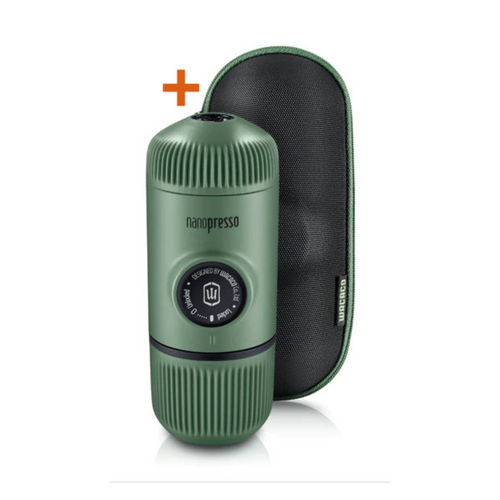 WACACO NANOPRESSO MOSS GREEN + FUTROLA slika 1