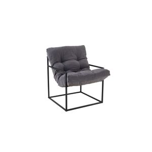 Mono BlackGrey 1-Seat Sofa