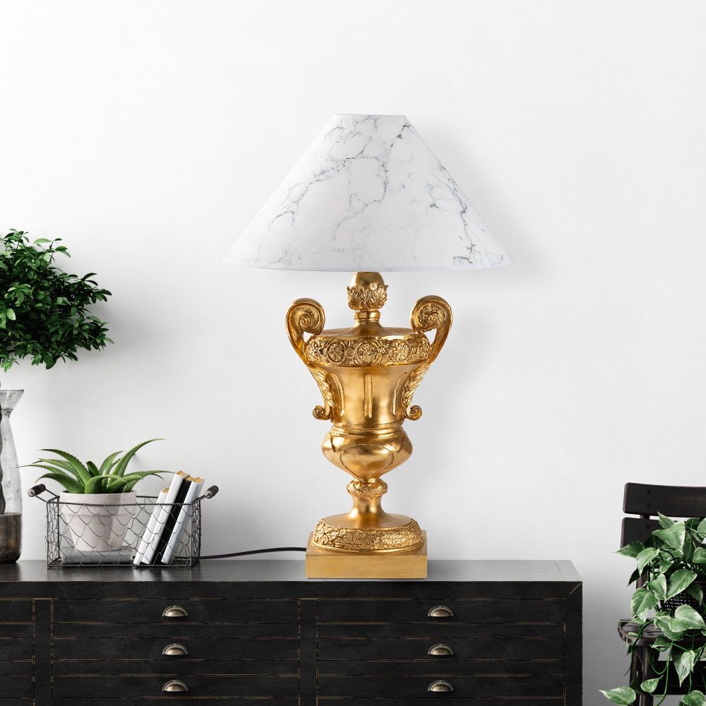 ELEGANZE-5332 Zlatna Stočna Lampa slika 1