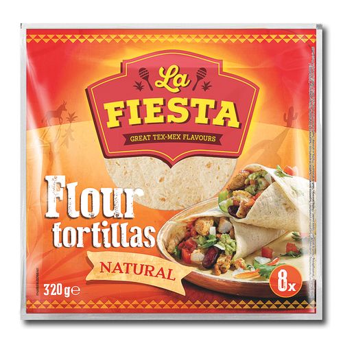 LA FIESTA flour tortilla 320g 8x20cm slika 1