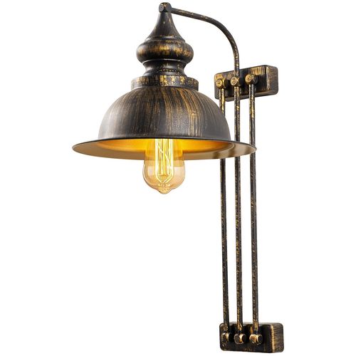 Opviq Zidna lampa SALAM antique, metal, 28 x 32 cm, visina 53 cm, promjer sjenila 28 cm, E27 40 W, Sağlam - 3743 slika 5