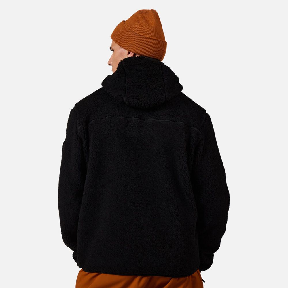 ROSSIGNOL Muški duks Alltrack Anorak Fleece Black slika 2