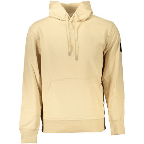 CALVIN KLEIN MEN'S BEIGE ZIPLESS SWEATSHIRT slika 1