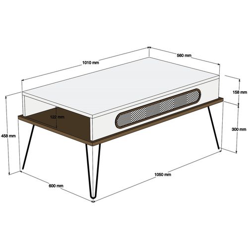 Ekol - White White Coffee Table slika 4