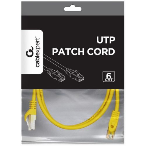 PP6U-2M/Y Gembird Mrezni kabl, CAT6 UTP Patch cord 2m yellow slika 2