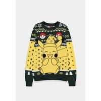 DIFUZED POKEMON - PIKACHU CHRISTMAS JUMPER - XL