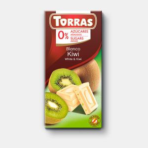 Torras Bijela čokolada s kivijem bez glutena 75 g