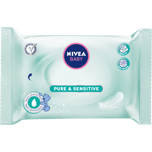 NIVEA Sensitive vlažne maramice dopuna 63pcs slika 1