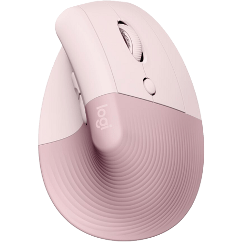 LOGITECH Lift Vertical Ergonomic Wireless miš roze slika 3