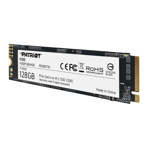 SSD M.2 NVMe 128GB Patriot P300 1600MBs/600MBs P300P128GM28US slika 4