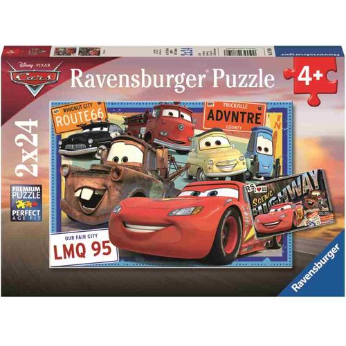 Ravensburger Puzzle Carsi 2x24kom slika 1