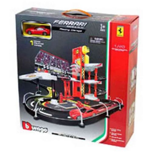 Burago Ferrari 1:43 R P Racing Garage, Incl. 1 Car slika 1