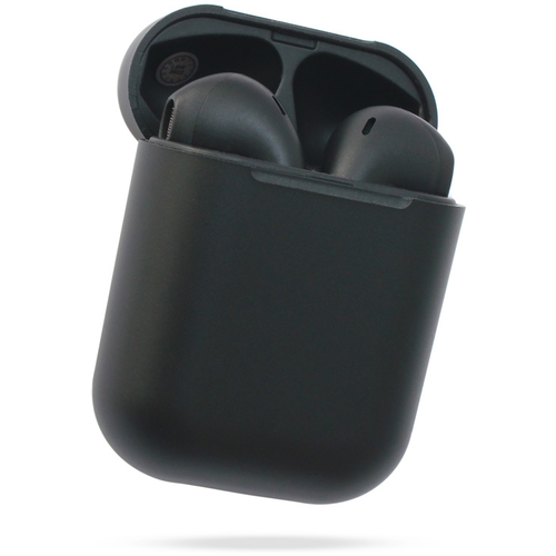 Bluetooth slusalice Airpods Inpods mat crne HQ slika 1