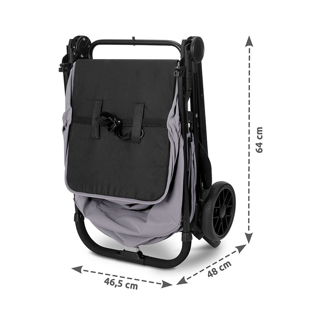 Lorelli Zozu kišobran kolica, Black slika 6