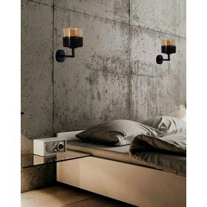 Napoli Aplik Siyah Black Wall Lamp