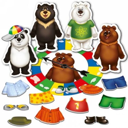 Roter Kafer magnetska igra - Dress a bear up  slika 3