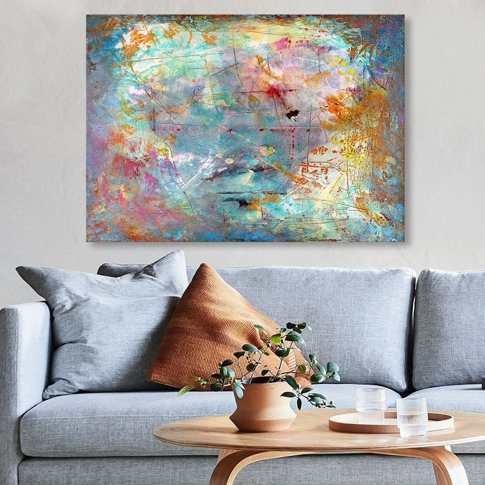 Dekorativna Slika na Platnu u Više Boja, Dimenzije 70x100 cm slika 1