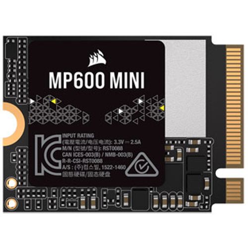 SSD CORSAIR MP600 MINI 1TB M.2 NVMe crna slika 2