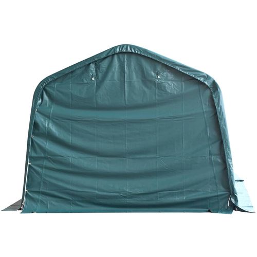 Uklonjivi šator za stoku PVC 550 g/m² 3,3 x 9,6 m tamnozeleni slika 20
