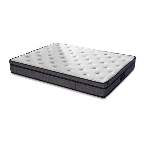 Woody Fashion Madrac, Bijela boja Sivo, Greypedic 140x200 cm Double Size Ultra Firm Mattress slika 5