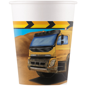 Papirna čaša Construction 200ml, 8 komada