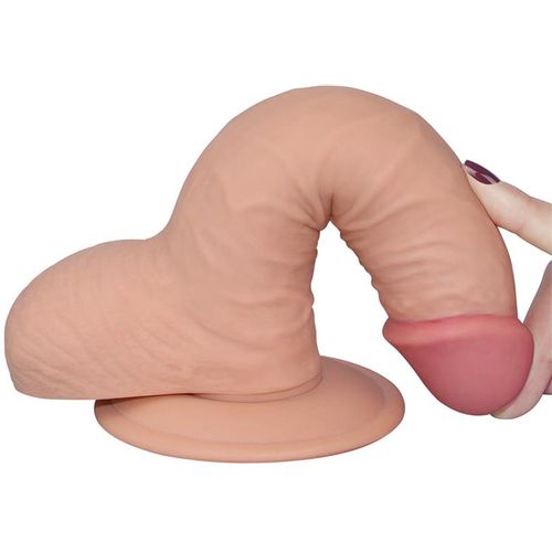 Lovetoy Ultra Soft Dude dildo 7,5" 19cm x 4,5cm slika 5