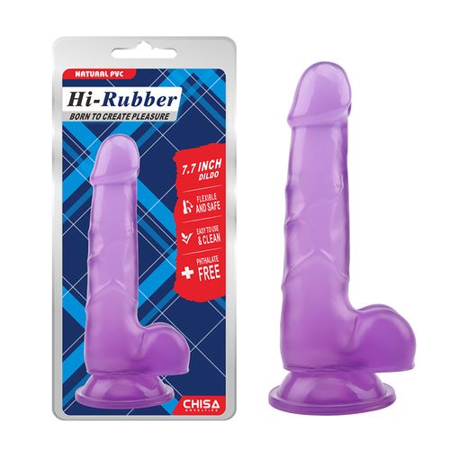 Ljubicasti realisticni dildo 20cm slika 1