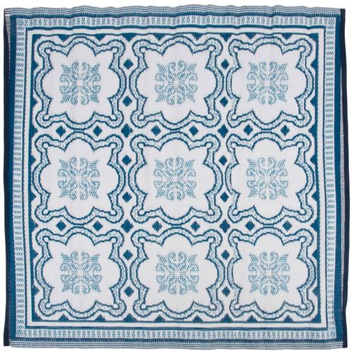 Esschert Design vanjski tepih 151,5 cm plavo-bijeli OC23 slika 8