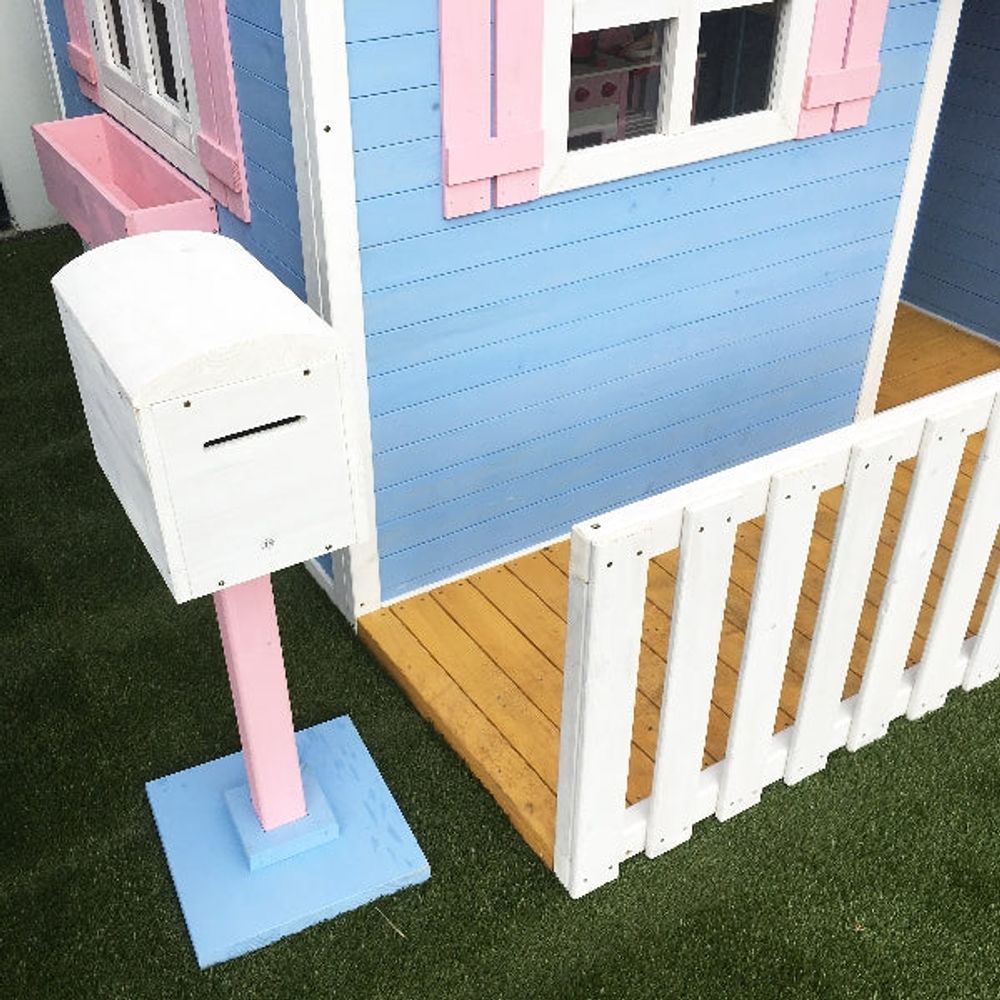 Kinder Home Drvena dječija kućica 194x229x210cm slika 13