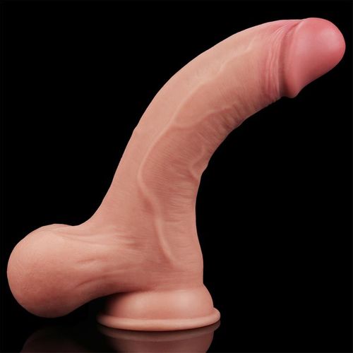 Lovetoy Sliding Skin dildo s cijelim testisima 22cm slika 7