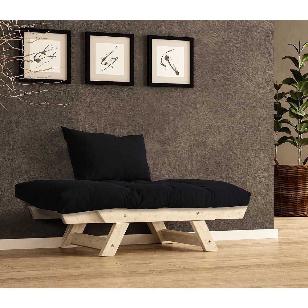 Jednosjed Sofa za Baštu, CPT8149-140, Prirodna Crna slika 3