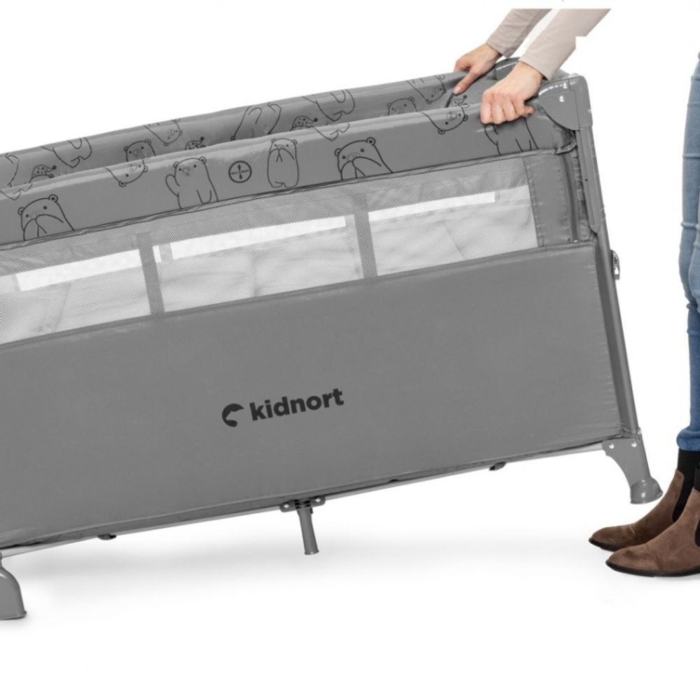 Kidnort Vikend krevetac Naste, Light Grey slika 8