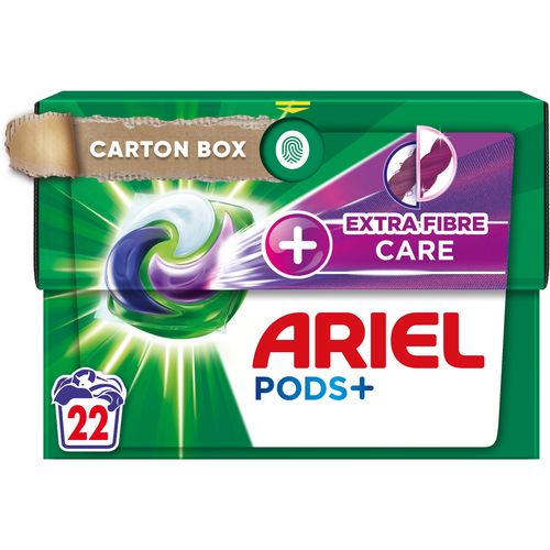 Ariel Kapsule za pranje veša  + Extra Fiber Care 22 kom, 22 pranja slika 1