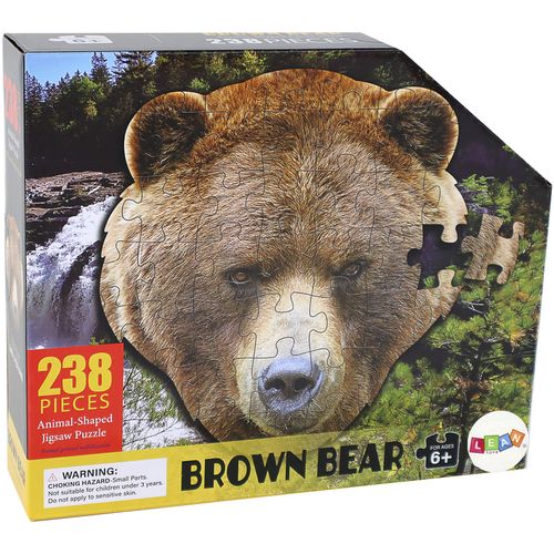 Puzzle 237 dijelova - Smeđi medvjed slika 1