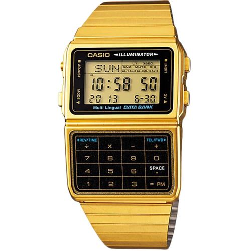 Uniseks sat Casio DATABANK CALCULATOR GOLD slika 1