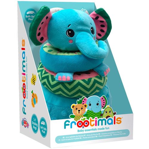 Frootimals Melany Melephant fabric stacking ring slika 3