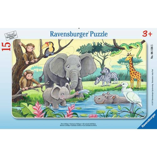 Ravensburger Puzzle životinje u Africi 15kom slika 1