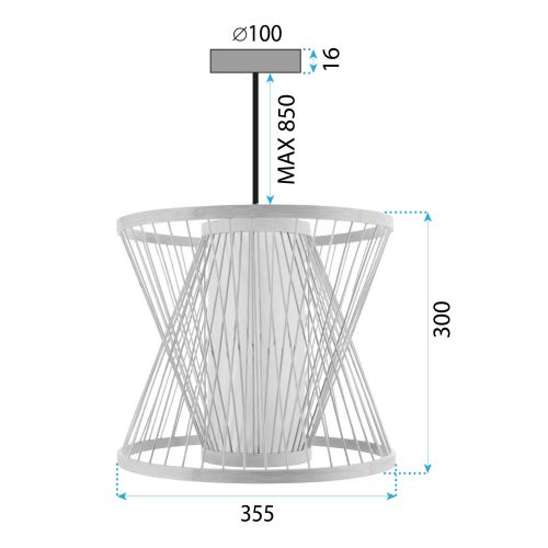 LAMPA WISZĄCA SUFITOWA ZŁOTA APP1577-5C slika 7