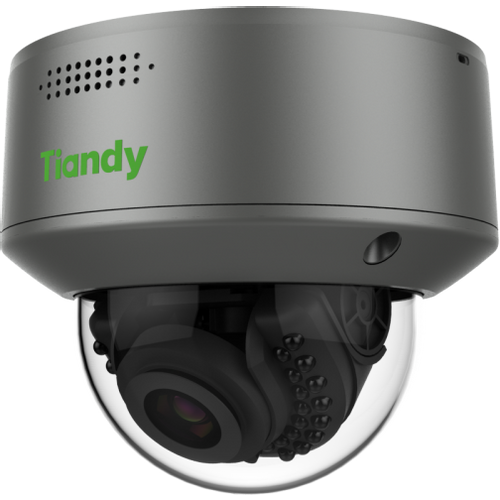 Tiandy TC-A52M4 2MP AI prepoznavanje lica sa bazom podataka Dome IP kamera POE mikrofon i zvučnik Super Starlight  2MP, 2,8-12mm, WDR 120dB, IR 30m, IP66, IK10 slika 1