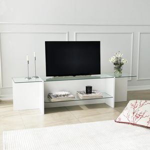 Escape - White White TV Stand