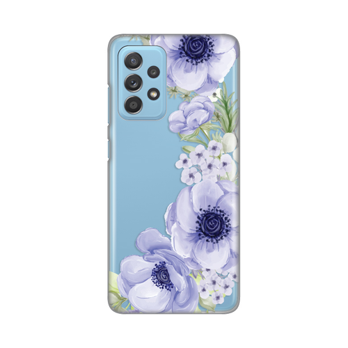 Torbica Silikonska Print Skin za Samsung A525F/A526B/A528B Galaxy A52 4G/A52 5G/A52s 5G Blue Roses slika 1