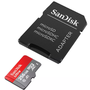 SanDisk SDXC 256GB Ultra Mic.150MB/s A1Class10 UHS-I +Adap.