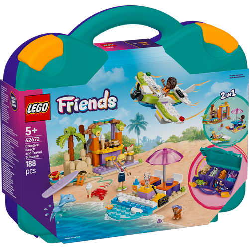 LEGO® FRIENDS 42672 Kreativni kovčeg za plažu i putovanja slika 1