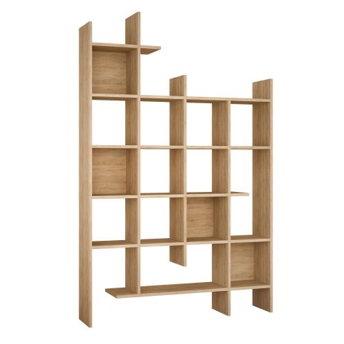 Woody Fashion Polica za knjige, hrast, Manco - Oak slika 2