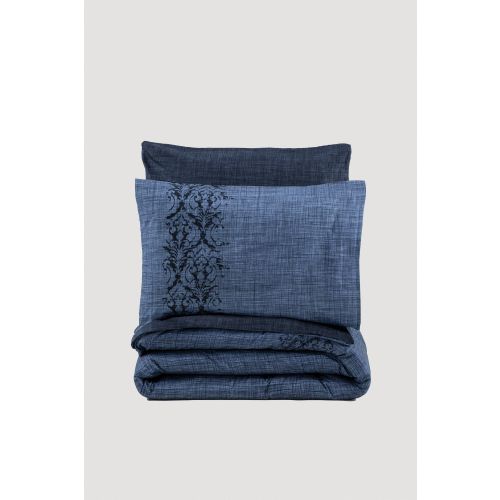 L'essential Maison Sooty - Set posteljine od denim plavog ranforce pamuka za jednu osobu slika 3