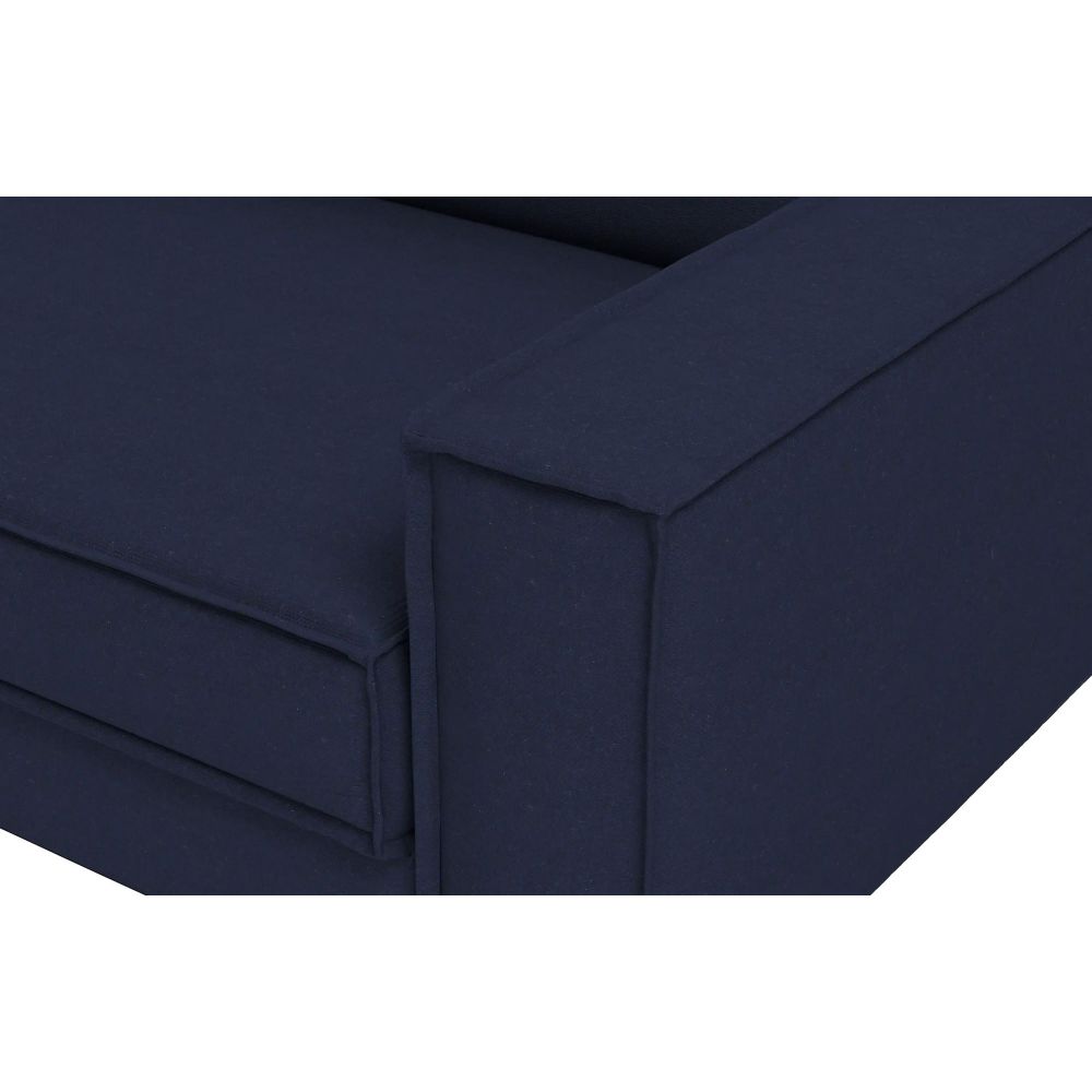 Dvosjed Sofa Sparrow 2 - noćno plava orahova boja slika 3