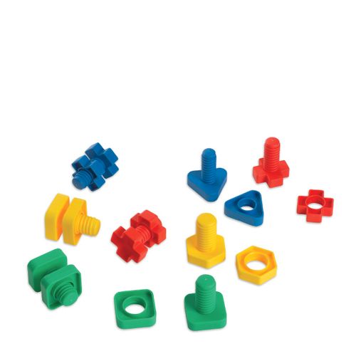 Edushape kocke Nuts &amp; Bolts - 48 kom slika 1